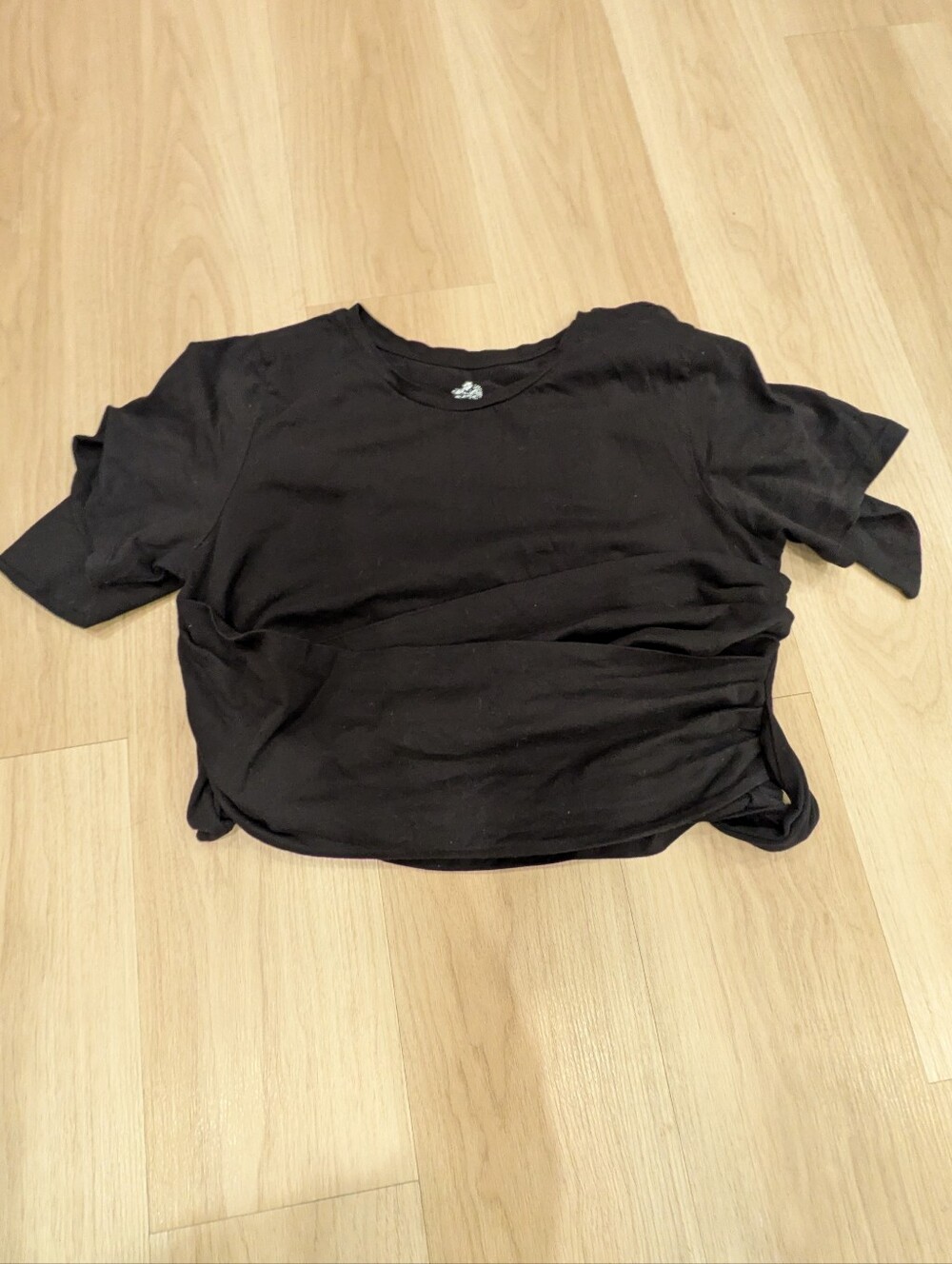 Anthropologie Pilcro Cropped Wrap Baby Tee Size XL